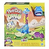 Play-Doh Dino Crew Bronto aus dem Ei, Spielzeug-Dinosaurier für Kinder ab 3 Jahren mit 2 Eiern à 70 g