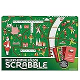 Mattel Games GGN23 - Scrabble Dialekt-Edition Köln, Brettspiel, Gesellschaftsspiel, Familienspiel, ab 16 J