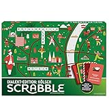 Mattel Games GGN23 - Scrabble Dialekt-Edition Köln, Brettspiel, Gesellschaftsspiel, Familienspiel, ab 16 J