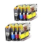 RICR 203 Wiederaufbereitete Tintenpatronen für Brother LC203 XL-Ersatz, kompatibel für Brother MFC- J4320DW J4420DW J460DW J4620DW J480DW J5620DW J680DW 2