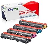 Kingway TN241 TN245 Toner Ersatz für Brother TN-241 TN-245 TN-242 TN-246 für Brother MFC-9332CDW DCP-9022CDW HL-3142CW MFC-9142CDN HL-3152CDW MFC-9140CDN DCP-9017CDW HL-3140CW（4 Packung）