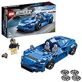 LEGO 76902 Speed Champions McLaren Elva Rennwagen, Spielzeugauto, Modellauto zum selber B