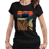 The Cookie Muncher The Scream Shrek Sesame Street Women's T-S