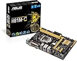 Asus H81M-C Mainboard Sockel LGA 1150 (micro-ATX, Intel H81, 2x DDR3 Speicher, 2x SATA III, VGA, DVI-D, 2x USB 3.0)