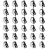 30 Stück Eckwinkel Aluminium,Cyleibe 20x20 x17mm aluminum corner connector Angle connector für Aluminiumrahmenstruktur der B