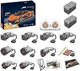 Mould King 13090 Motorstromversorgungsmodul 2.4g Rc, 9 Motoren, Lithiumbatteriebetriebene Motorstromversorgung Für Technic Mclaren P1 Kompatibel Mit Lego 20674