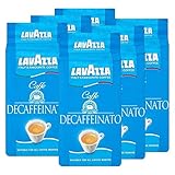 Lavazza DEK Kaffee, Decaffeinato, gemahlener Bohnenkaffee (6 x 250g)