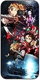 Kompatibel mit Samsung Galaxy S7 Edge Hülle Demon with Slayer Kyojuro Rengoku Tanjirou 718, Slim Covered Soft Gel Rubber Case Black