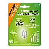 LiteXpress LXB525 2Mode LED Upgrade Modul 525 oder 55 Lumen für 3-6 C/D-Cell Maglite Taschenlamp