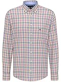 FYNCH-HATTON Herren Hemd Kariert - Premium Baumwolle - Karohemd Langarm mit Button-Down Kragen als Business Casual und T