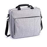 eLUUGIE Reisetasche Tragetasche Tasche für PS4 PRO Konsole Multifunktionale Reise Aufbewahrungstasche Handtasche Schultertasche für PS4 System und Zubehör PS4 Pro/PS4/PS4 Slim (Grau)