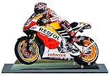 Marc Marquez Moto GP Honda Repsol 2015 in Wanduhr Miniatur 02