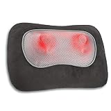 Medisana MC 840 Shiatsu-Massagekissen, mit Wärmefunktion, 4 rotierende Massageköpfe, Rotlichtfunktion, mit Fernbedienung, für Nacken, Schulter, Rücken und B