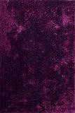 Moderner Teppich Seasons lila/violett 120x170 cm - flauschig weicher Hochflor Teppich in aktuellen Trendfarb