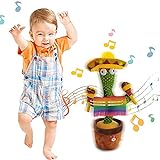 MEIYOUMK Kinder Kaktus Plüschtiere, Kaktus-plüschtiere, tanzendes Kaktus-Spielzeug, frühkindliche Erziehungsspielzeuge für Kinder Geburtstagsgeschenk