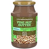 Pinienkern Nussaufstrich 1kg | Kaltgepresste rohe Nussbutter | Kein Zucker hinzugefügt | Veganer Aufstrich | Pflanzliches Protein (Pinienkerne 1 kg)