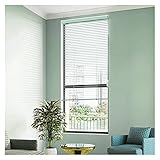 AY-CURTAIN LXLIGHTS Alu-Jalousie, Lichtdurchlässig Oder Blackout Aluminium Jalousie, Küche Badezimmer Wasserdicht Vorhänge, Blendschutz, Anpassbar (Color : Green, Size : (WxH) 55cmx80cm)