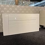 Sideboard Gentis Lack Reinweiß mit 3 Schub
