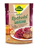 Kühne Apfelrotkohl im Beutel, Fix & Fertig mit Apfelstückchen, 10er Pack (10 x 400 g)