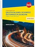 Falk Straßenatlas Deutschland, Schweiz, Österreich, Europa 2020/2021 1 : 300 000 (Falk Atlanten)