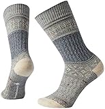 Smartwool Strumpfband Stitch Texture Crew Lunar Gray MD (Damenschuh 7-9.5)