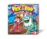 noris 606061903 Pick-a-Boo – Das aufregende Reaktionsspiel für Kinder ab 5 Jahren, erschreckend spaßig für 2 – 4 Spieler, Spiele fü