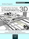 Costruisci la tua stampante 3D: Guida alla realizzazione di una stampante 3D Reprap Prusa I3 (Esperto in un click) (Italian Edition)