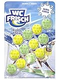 WC FRISCH Kraft Aktiv Winter Edition WC-Reiniger und Duftspüler 150gr (Alpensurfer 1x 3 Stück)