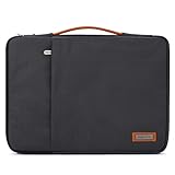 NIDOO 14 Zoll Laptop Tasche Sleeve Hülle Umhängetaschen Aktentasche Laptoptasche für 14' Lenovo Yoga 530 ThinkPad E485 / 14' Acer Swift 5 7, Schw