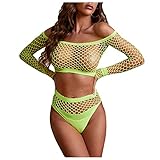 BIBOKAOKE Negligee Damen Sexy Baby Dolls Nachtwäsche Mesh Aushöhlen Transparente Nachtwäsche Sleepwear für Damen Dessous Reizwäsche Bikini Halter Lingerie Unterwäsche String Slip