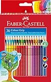 Faber-Castell 112442 - Buntstift Colour Grip, 36