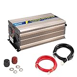 4000W Wechselrichter LKW/Wohnmobil Wechselrichter Konverter mit Dual AC Outlets USB Pure Sinus Wave Wechselrichter für RV Laptop & Notfall, Reisen, Camping