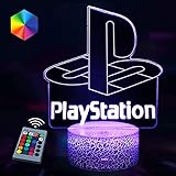 3D-LED-Nachtlicht, Playstation, USB-Ladegerät, hübsches cooles Spielzeug, Geschenkideen, Geburtstag, Urlaub, Weihnachten für Baby