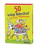 moses. MOS21077 50 lustige Bilderrätsel für Knobelfreunde | Kinderbeschäftigung |