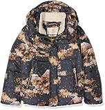 Scotch & Soda R´Belle Mädchen Jacke Puffer with Detachable Teddy Collar in Short Length, Mehrfarbig (Combo X 603), 116