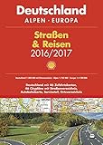 Shell Straßen & Reisen 2016/17 Deutschland 1:300.000, Alpen, Europa: Deutschland mit 46 Zufahrtskarten, 46 Citypläne mit Straßenverzeichnis, ... Serviceteil, Ortsverzeichnis (Shell Atlanten)