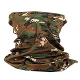 Joocyee Unisex Digital Camouflage Neck Gaiter Tube Nahtlose Magic Face Cover Maske Schal,Schal Kleinkind,Poly