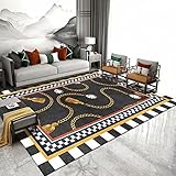 Retro Marokkanische Schachbrett-Serie Einfacher Schlafzimmerteppich Dicker, Rutschfester, Nicht Verschüttender Haustiere Können Nachtdecken Verwenden Wohnzimmer Schlafzimmer Hotel Sofa C