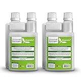 Biopretta Ultraschallreiniger Konzentrat Set mit Dosierhilfe für Brillen, Schmuck, Dental usw. 2 x 1 Liter, 2000