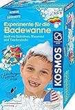 KOSMOS 657833 Experimente für die Badewanne, Experimentier-Spaß mit Seifenboot, Wasserrad und Taucherglocke, Forscher-Set, Experimentierset für Kinder, Badewannen-Spielzeug ab 6 J