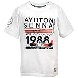 MBA-SPORT Ayrton Senna Kinder T-Shirt World Champion 1988 McLaren (140)