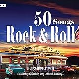 2 CD 50 Canzoni Rock and Roll. 50 Hits Originali di Chuck Berry, Elvis Presley, Jarry Lee Lewis, Fats D