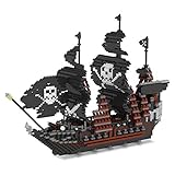 CALEN Bausteine Schiff Modell, 3633 Teile Bausteine Piratenschiff Navigation Modell Serie, Kreative Geschenke für Kinder und Erwachsene, Kompatibel mit Leg