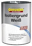 Consolan Profi Isoliergrund Holzgrundierung Wetterschutz außen 2,5 Liter, Weiss, 2.5 l (1er Pack)