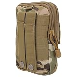 Molle Phone Belt Holder, Molle Pouch Outdoor EDC Belt Verschleißfest für Reisen(CP-Tarnung)
