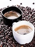 SongYww DIY 5D Diamond Painting Set für Kinder/Erwachsene Schwarzer Kaffee Diamant Painting Bilder Full Drill Kristall Stickerei Kreuzstich Kunsthandwerk für Home Wand Dekorationen Geschenk 60x80