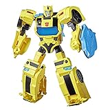 Transformers E8381 Bumblebee Cyberverse Adventures Battle Call Officer-Klasse Bumblebee, stimmenaktivierte Lichter und S