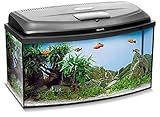 Aquael Aquarium Set Classic LT inkl. Abdeckung, Filter, Heizer, LED Beleuchtung (60x30x30 gewölbt)