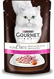 PURINA GOURMET A la Carte Katzenfutter nass, mit Forelle und Gemüse, 24er Pack (24 x 85g)