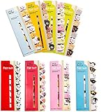 Süße Haftnotizen, Scoolr Kawaii Cartoon Tiere Aufkleber Lesezeichen Memo Pad Haftnotizen Haftnotizen Seite Flags Selbstklebend Tab Lesezeichen Marker Pad Cartoon Büro Schule Supplies 8 Stück